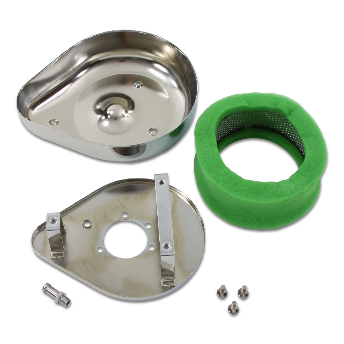 HARLEY Chrom Teardrop Luftfiltergehäuse Passt 1957-1987 XL,   1972-1984 FL,   1972-1984 FX,   198