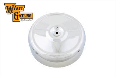 HARLEY Wyatt Gatling Air Cleaner Cover Round 8 inch fits 1990-1992 FXST,  1990-1992 FLST,  1990-1992 FXR,  1990-1992 FLT,  1991-2017 FXD,  1988-UP XL,