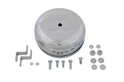 HARLEY Round Air Cleaner Chrome fits 1990-1992 FXST,   1990-1992 FLST,   1990-1992 FLT,   1990-1992 FXR,   1991-1992 FXD,
