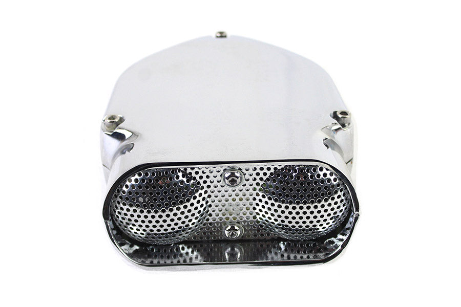HARLEY Chrom V-Charger Luftfilter Passt 1972-1984 FL, 1972-1984 FX, 1972-1984 XL,