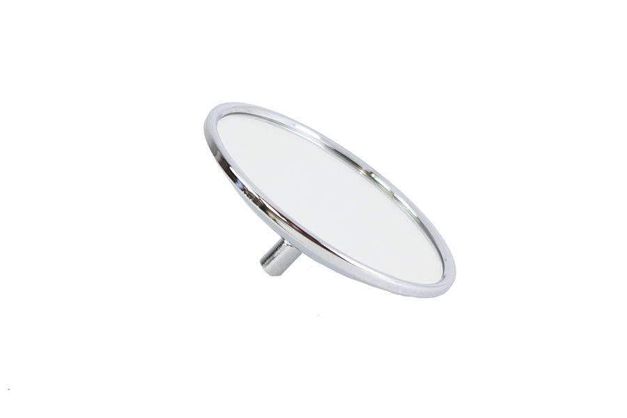 HARLEY Early Style Round Face Mirror Chrome Fits 1936-1940 EL,   1941-1945 FL,   1934-1936 VL,   193
