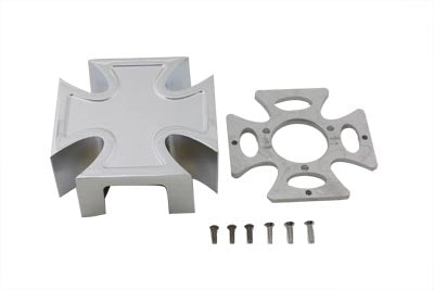 HARLEY Maltese Cross Air Cleaner Cover Shorty Fits 0-  Custom, application for Super E carburetor