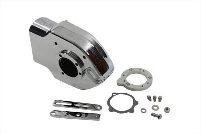 HARLEY V-Charger Luftfilter-Kit Chrom Passend für 0- Ersatz, Anwendung für S&S E" Typ Vergaser