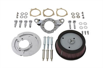 HARLEY Velo EFI High Flow Luftfilteranlage passend für 2002-2007 FXST, 2002-2007 FLST, 2002-2007 FX