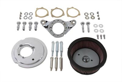 HARLEY Velo EFI High Flow Luftfilteranlage passend für 2002-2007 FXST, 2002-2007 FLST, 2002-2007 FX