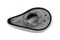 HARLEY Rodan Smooth Carburetor Cover with Flame Design fits 1990-2015 FXST,   1990-2015 FLST,   1990-2007 FLT,   1990-1994 FXR,   1991-2017 FXD,   19