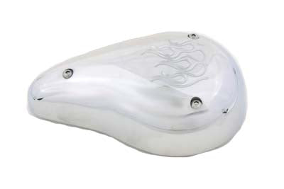 HARLEY Rodan Billet Carburetor Cover Flame fits 1990-1992 FXST,   1990-1992 FLST,   1990-1992 FXR,   1990-1992 FLT,   1991-2017 FXD,   1988-UP XL,