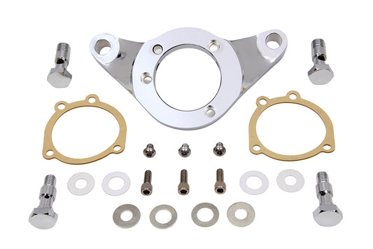 HARLEY Luftfilterhalterung Kit Chrom Billet Passt 1993-2015 FXST, mit Vergaser oder EFI 1993-2015 F