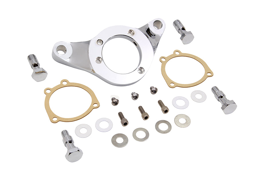 HARLEY Luftfilterhalterung Kit Chrom Billet Passt 1993-2015 FXST, mit Vergaser oder EFI 1993-2015 F