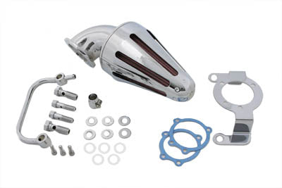 HARLEY Spike Luftfilter Entlüftung Chrom Passt 1993-2007 FLT, Außer 1995-2001 EFI 1993-2007 FXST,
