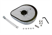 HARLEY Teardrop-Luftfilter-Kit, glänzend verchromt, passend für XL-Modelle der Baujahre 1957-1984,
