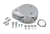 HARLEY Teardrop-Luftfilterkit Chromflamme Passend für XL-Modelle von 1985–1987,