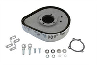HARLEY Teardrop-Luftfilterkit Chromflamme Passend für XL-Modelle von 1985–1987,