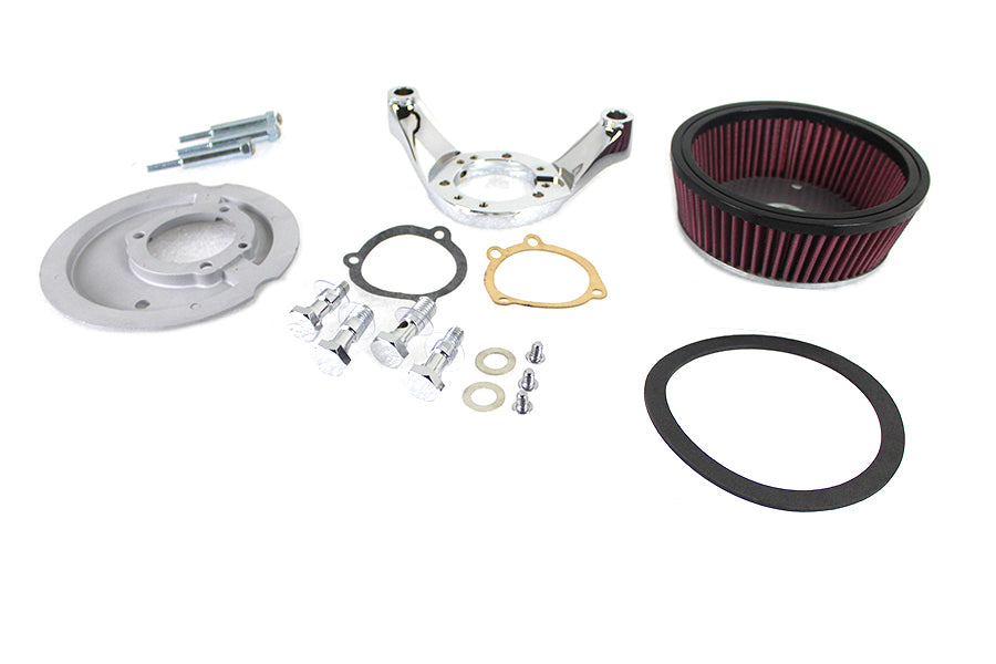 HARLEY Velo High Flow Luftfilteranlage Passend für 1992-2005 FXST, 1992-2005 FLST, 1992-2005 FXD,