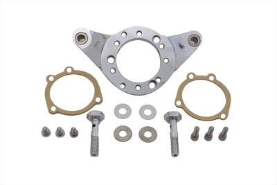 HARLEY Air Cleaner Bracket Kit Chrome Billet Fits 1999-2007 FLT, with carburetor or EFI 1999-2017 FX