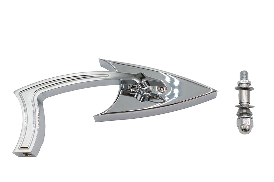 HARLEY Odin Arrow Style Mirror Billet Fits 1965-UP All, models for left and right side application