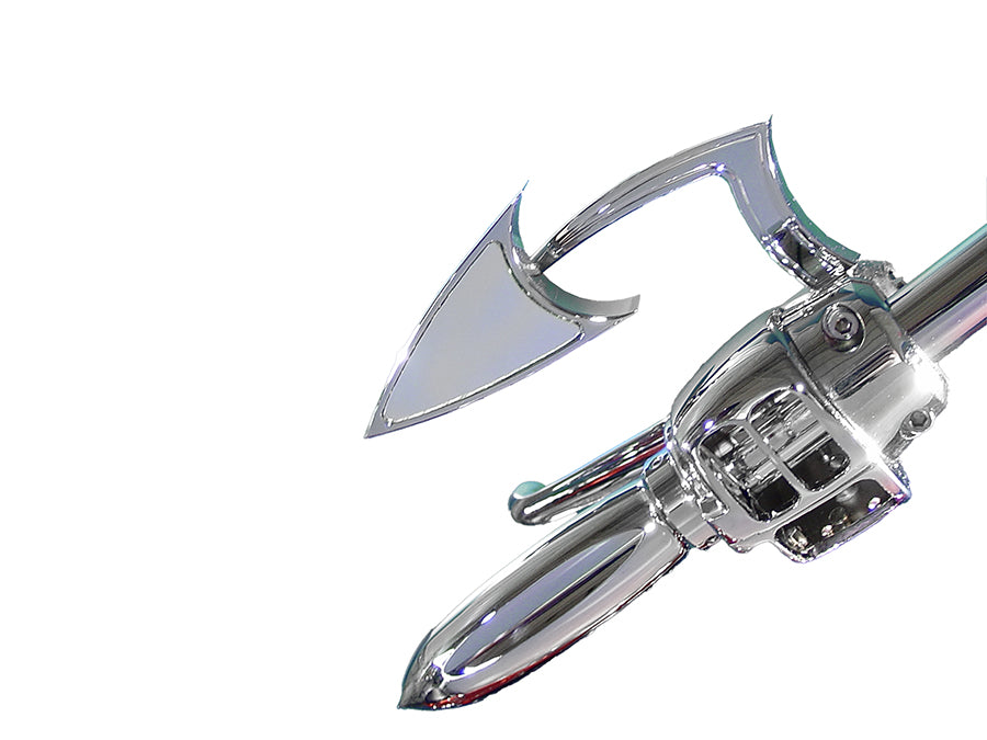 HARLEY Odin Arrow Style Mirror Billet Fits 1965-UP All, models for left and right side application