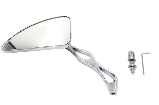 HARLEY Ace Spiegelkugel, gefräster Stil mit Billet-Schaft, passend für alle Modelle ab 1965, linksseitige Anwen