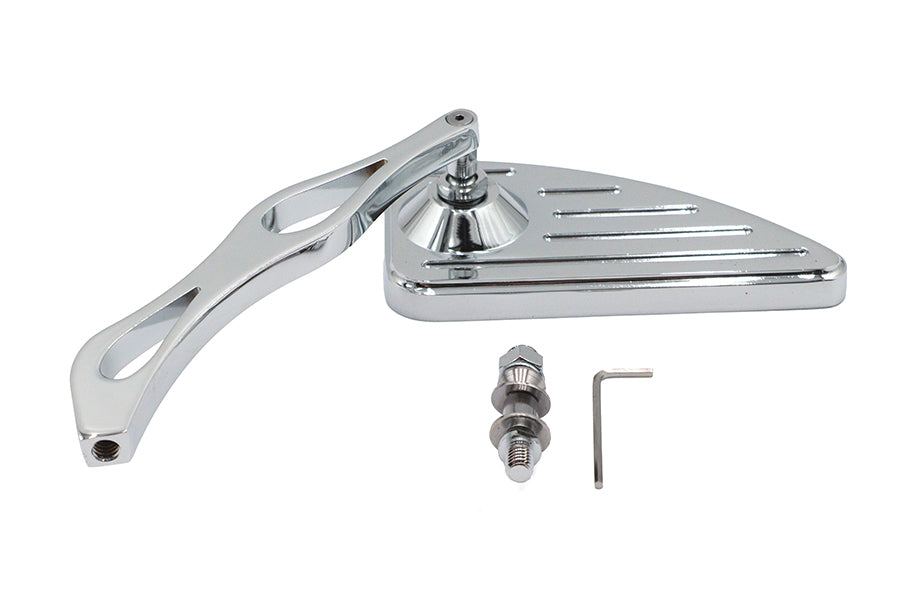 HARLEY Ace Spiegelkugel, gefräster Stil mit Billet-Schaft, passend für alle Modelle ab 1965, linksseitige Anwen