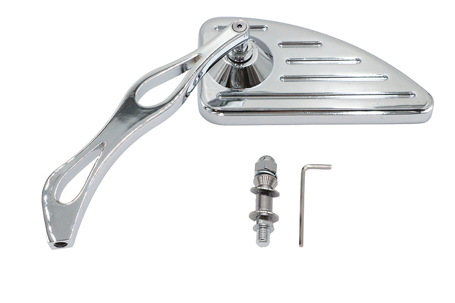 HARLEY Ace Spiegelkugel, gefräster Stil mit Billet-Schaft, passend für alle Modelle ab 1965, linksseitige Anwen