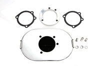 HARLEY Chrom ovaler Netz-Luftfilter passend für 1990-2015 FXST,   1990-2015 FLST,   1990-2007 FLT,   1990-1