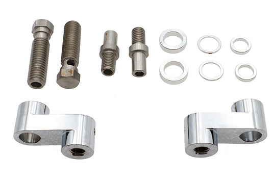 HARLEY Luftfilter-Halterung, Billet, passend für 1991-1998 FXST, 1991-1998 FLST, 1991-1998 FXD, 1991-1