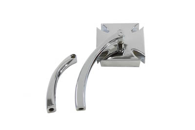HARLEY Mini Maltese Mirror with Billet Stems Fits 1965-UP All, models for left or right side applica
