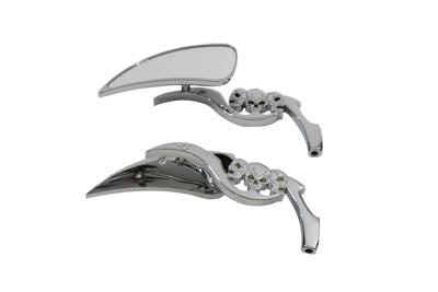 HARLEY Teardrop-Spiegel-Set passend für alle Modelle ab 1965, für links und rechts