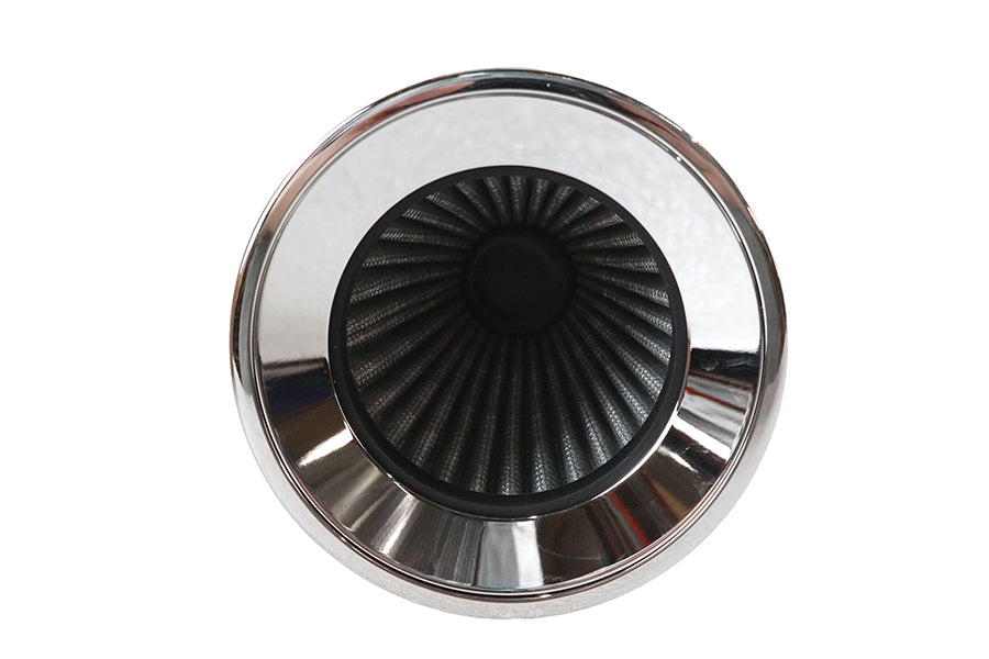 HARLEY Funnel-Luftfilter-Entlüftung Chrom Passend für 1993-2007 FXST, 1993-2007 FLST, 1993-2007 FLT,