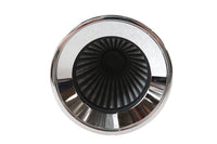 HARLEY Funnel-Luftfilter-Entlüftung Chrom Passend für 1993-2007 FXST, 1993-2007 FLST, 1993-2007 FLT,