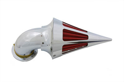 HARLEY Panzer Luftfilter Kegel Spike Style mit Schlitzen Passt 0-  Custom, Anwendung für S&S E Vergaser