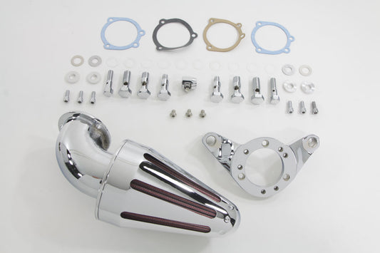 HARLEY Luftfiltergehäuse, konische Ausführung, passend für 1993-2015 FXST, 1993-2015 FLST, 1993-2007 FLT, 199