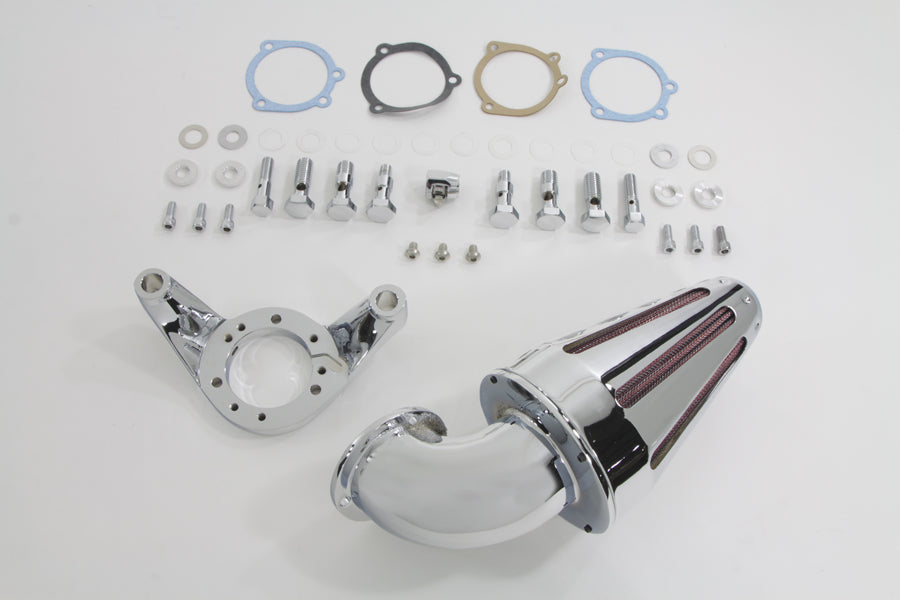 HARLEY Luftfiltergehäuse, konische Ausführung, passend für 1993-2015 FXST, 1993-2015 FLST, 1993-2007 FLT, 199