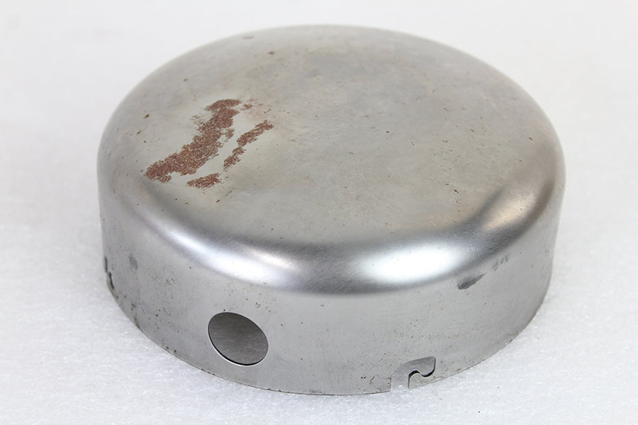 HARLEY Raw 6 inch Air Cleaner Cover fits 1941-1957 FL,   1936-1952 EL,