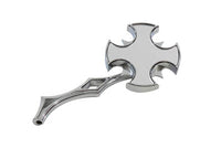 HARLEY Rotar Mirror Chrome with Billet Diamond Stem fits 1965-UP All, models for left or right side application