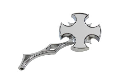 HARLEY Rotar Mirror Chrome with Billet Diamond Stem fits 1965-UP All, models for left or right side application