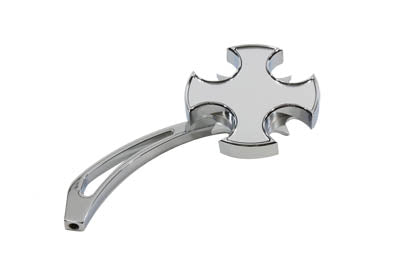 HARLEY Chrom Rotar Style Spiegel mit Billet Stiel Passend für 1965-UP Alle Modelle für linke oder rechte Seite ap