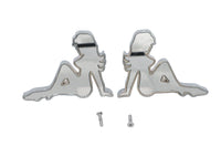 HARLEY Lady Luck Spiegelkörper-Set Billet Passt 1965-UP Alle Modelle, für links und rechts anwendbar