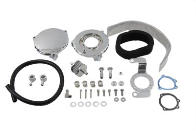 HARLEY New Era Luftfilter-Kit Chrom Passend für 1993-1999 FXST, 1993-1999 FLST, 1993-1999 FLT, 1993