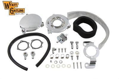 HARLEY Wyatt Gatling New Era Air Cleaner Kit Chrome fits 1991-UP XL,