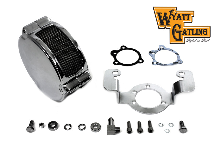 HARLEY Wyatt Gatling New Era Air Cleaner Kit Chrome fits 1985-1987 XL,