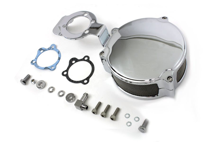 HARLEY Wyatt Gatling New Era Air Cleaner Kit Chrome fits 1985-1987 XL,