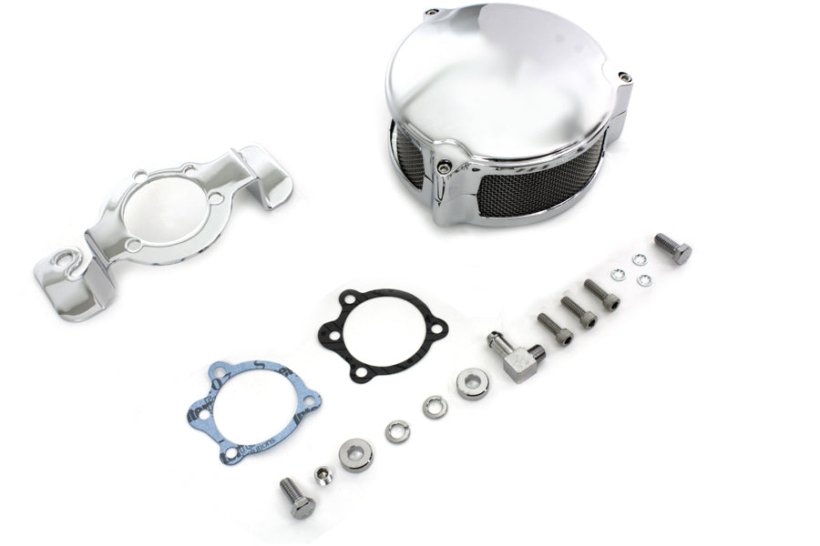 HARLEY Wyatt Gatling New Era Air Cleaner Kit Chrome fits 1985-1987 XL,