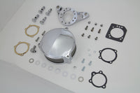 HARLEY Chrom Wyatt Gatling Luftfiltergehäuse passt für 1993-2007 FXST, 1993-2007 FXD,