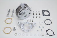 HARLEY Chrom Wyatt Gatling Luftfiltergehäuse passt für 1993-2007 FXST, 1993-2007 FXD,