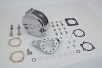 HARLEY Chrom Wyatt Gatling Luftfiltergehäuse passt für 1993-2007 FXST, 1993-2007 FXD,