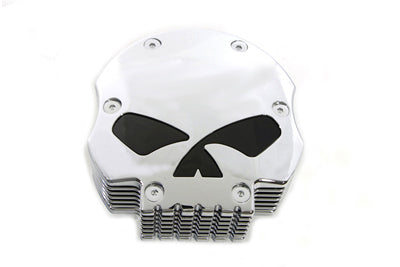 HARLEY Wyatt Gatling Chrom-Totenkopf Luftfilter passend für 1988-2006 XL, 1990-2015 FXST, 1990-2007 FLT,