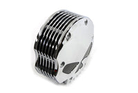 HARLEY Wyatt Gatling Chrom-Totenkopf Luftfilter passend für 1988-2006 XL, 1990-2015 FXST, 1990-2007 FLT,