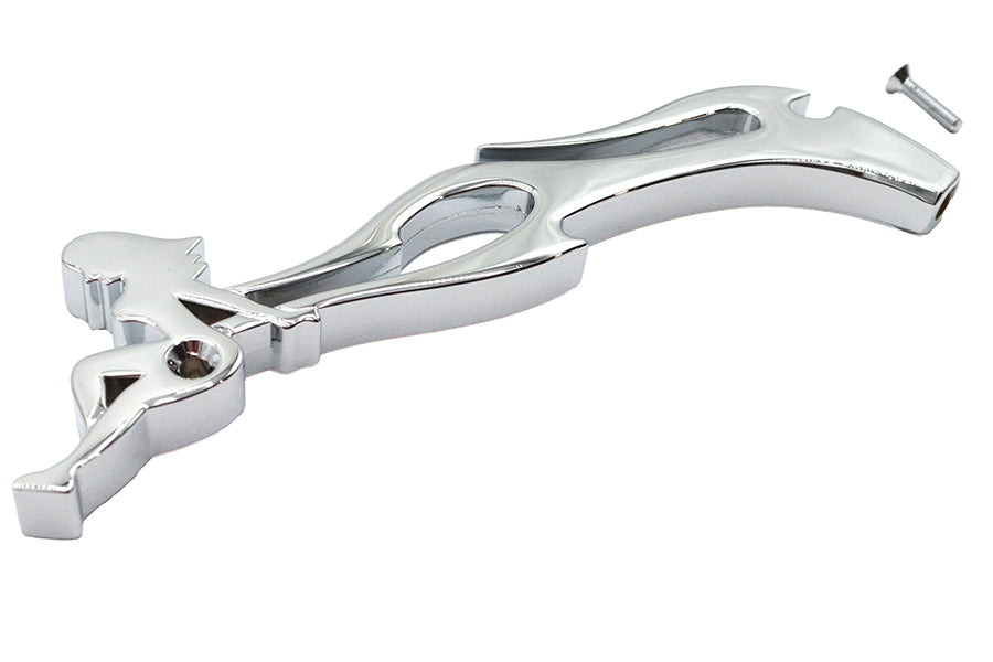 HARLEY Spinner Lady Billet Spiegelarm Passt für 0- Custom, Anwendung für rechts oder links