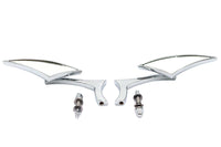 HARLEY Odin Diamond Style Spiegel Set Passend für alle Modelle von 1965 bis heute, für linke und rechte Seite verwendbar